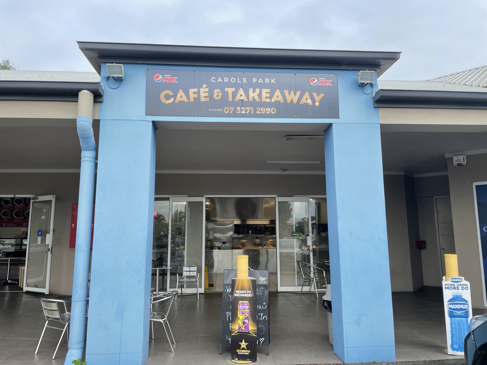 Carole Park Cafe and Takeaway shopfront at 3/148 Mica Street